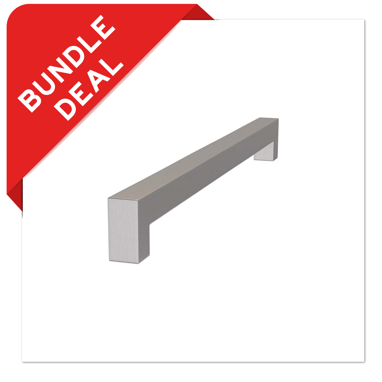 Sluitwerkpakketten met Deurgreep 16x300 Squared RVS